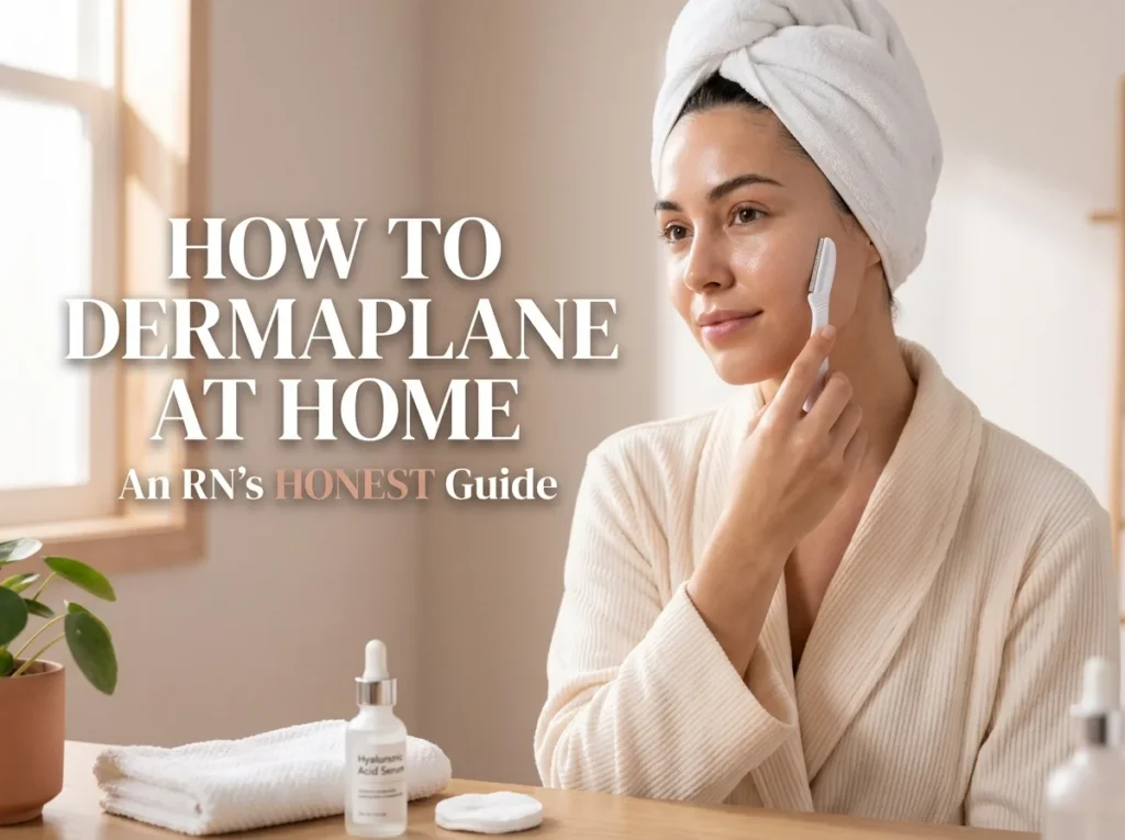 how to dermaplane at home